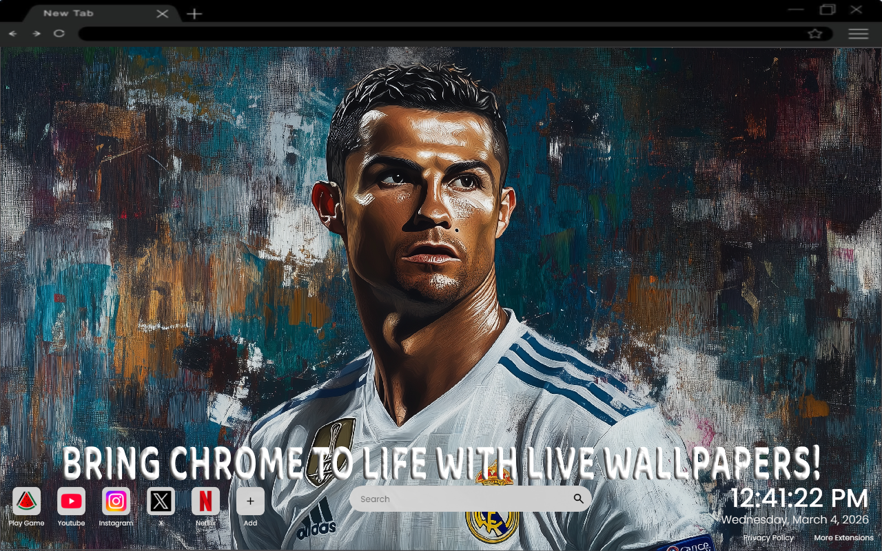 Cristiano Ronaldo New Live Wallpaper - 截图 2