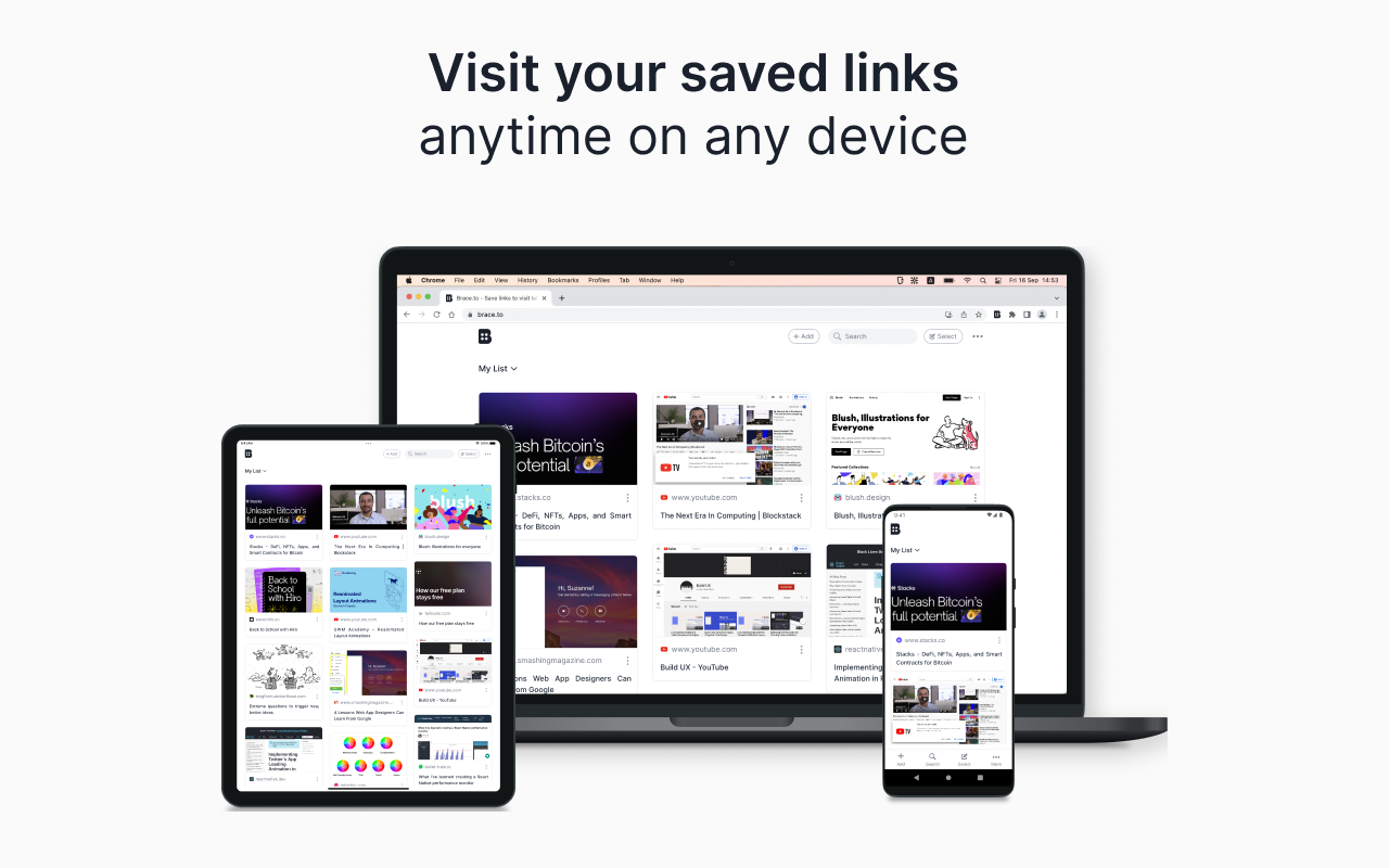Brace.to - Bookmark Manager - 截图 2