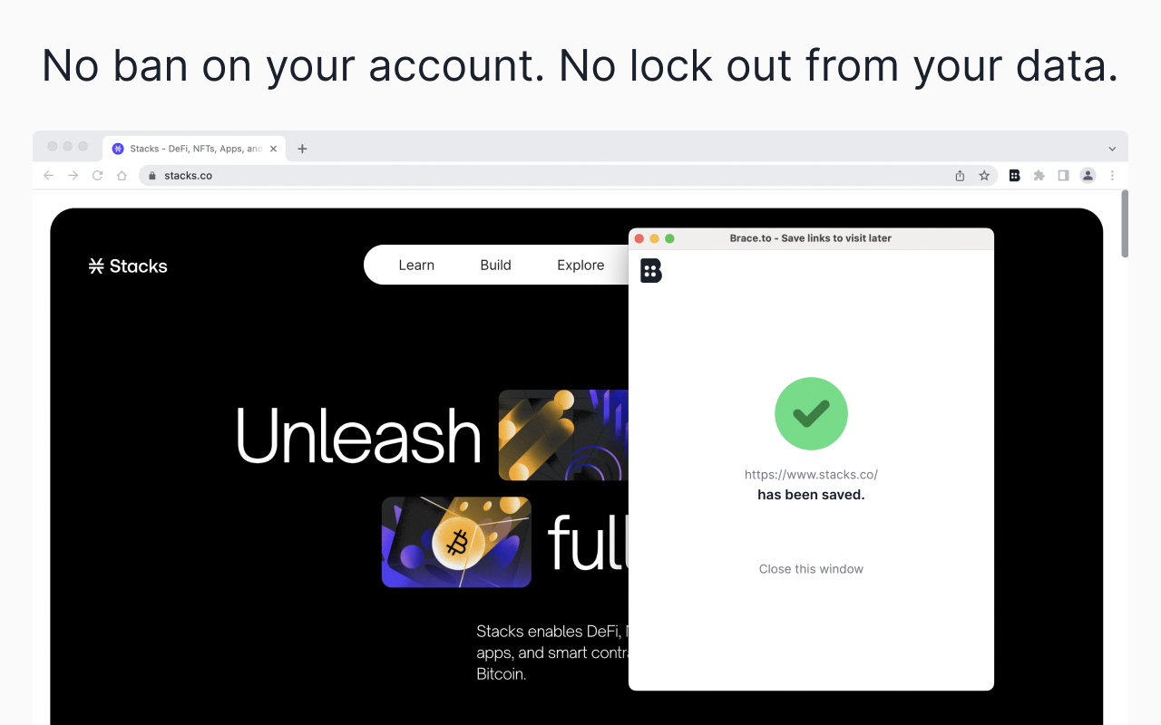 Brace.to - Bookmark Manager - 截图 5