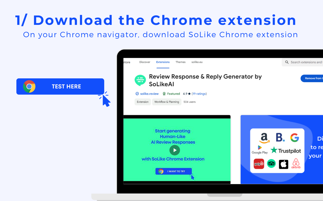 Review Response & Reply Generator by SoLikeAI - 截图 2