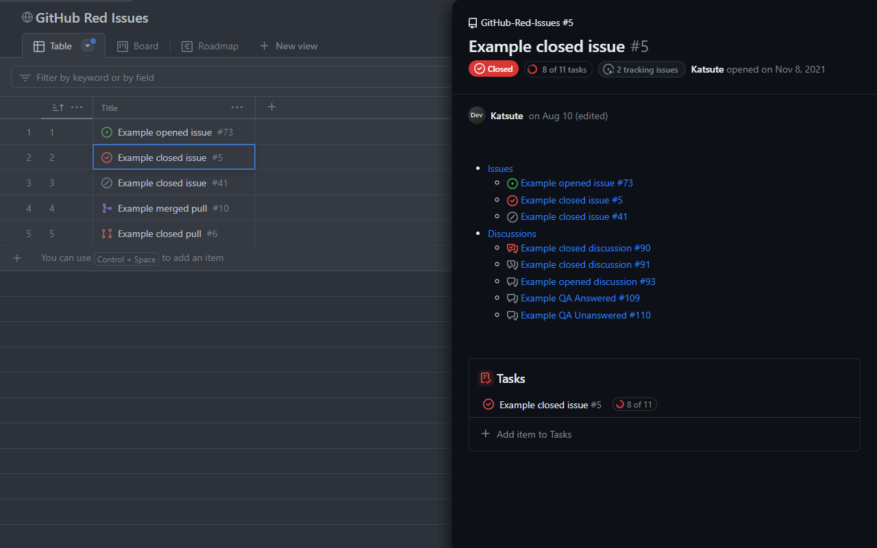 GitHub Red Issues - 截图 3