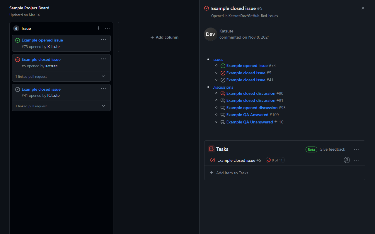 GitHub Red Issues - 截图 4