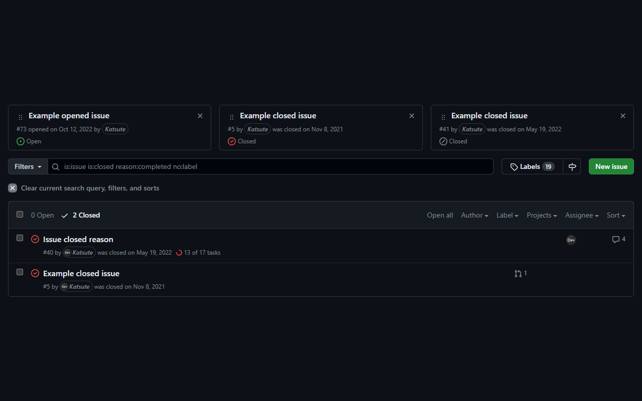 GitHub Red Issues - 截图 5