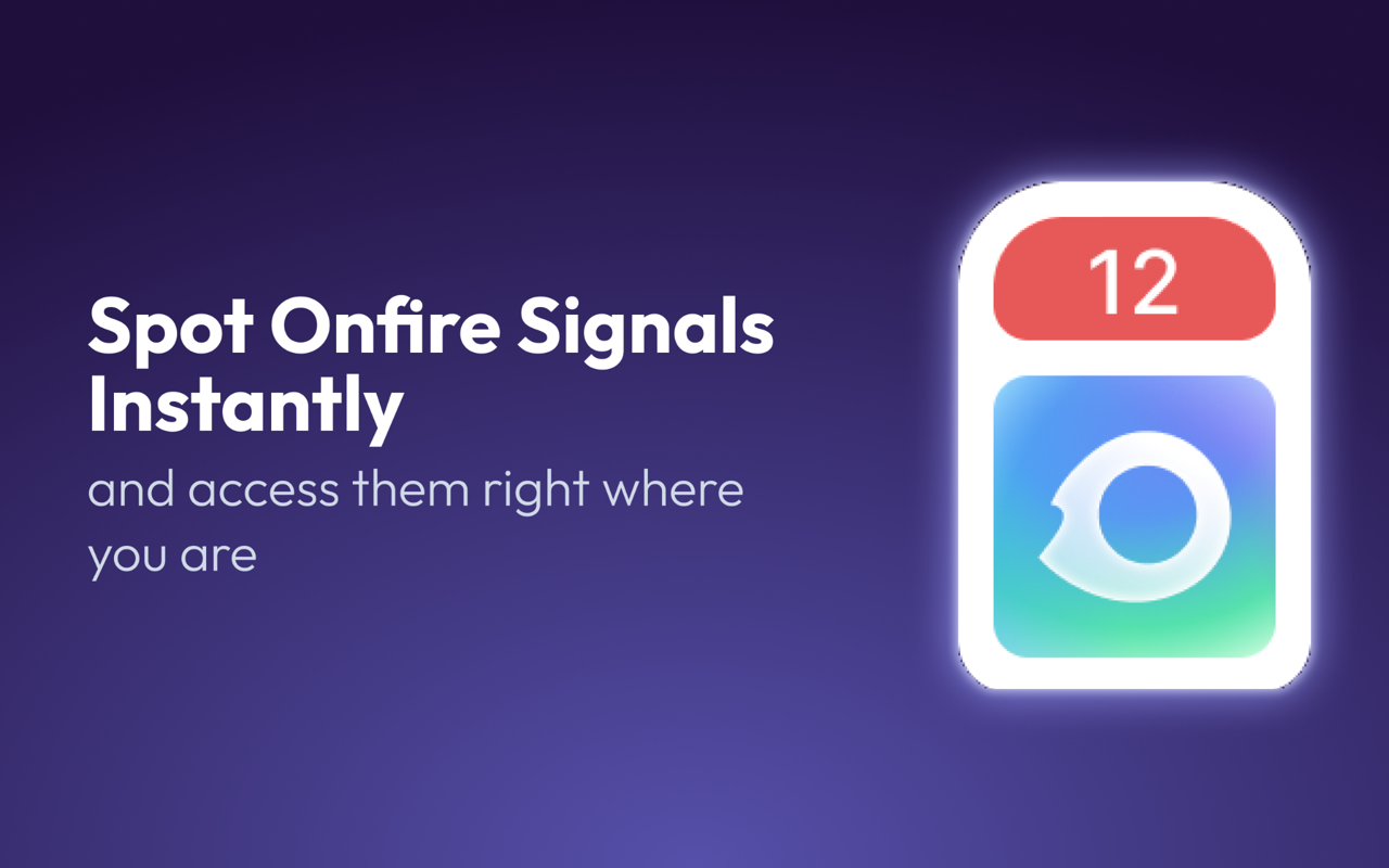Onfire Chrome Extension - 截图 3