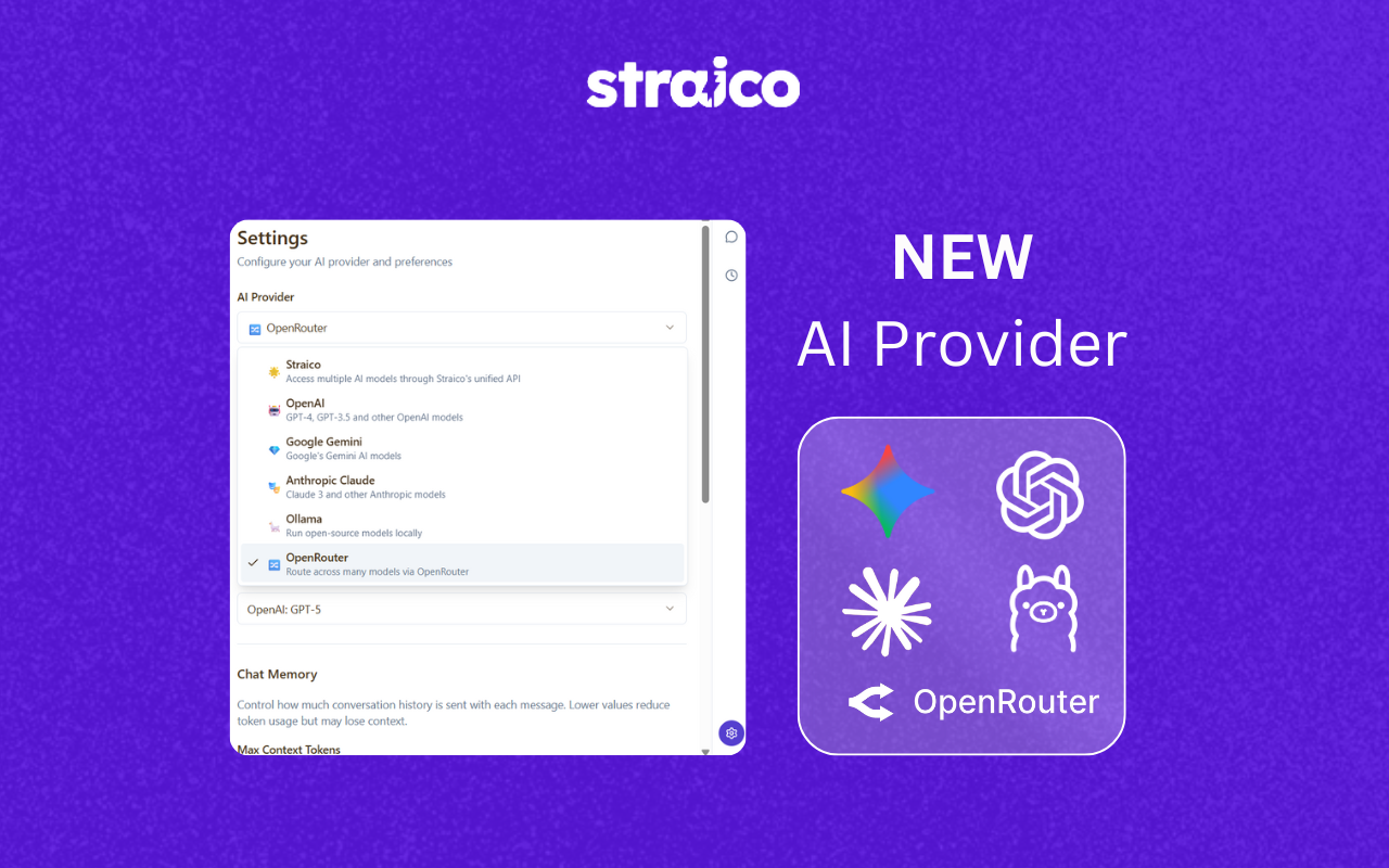 Straico Assistant - 截图 1