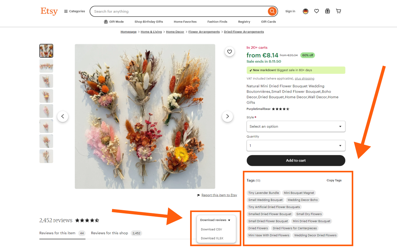CraftSpy for Etsy sellers - 截图 1