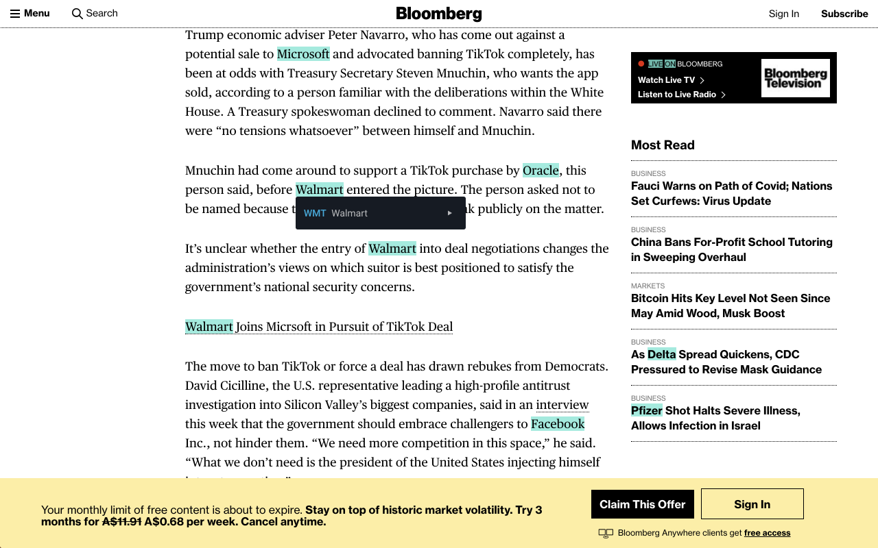 Stock Analysis Overlay (Simply Wall St) - 截图 3