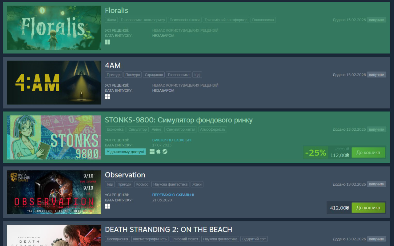 POHRAI/NE HRAI: Steam Developers Tracker - 截图 2