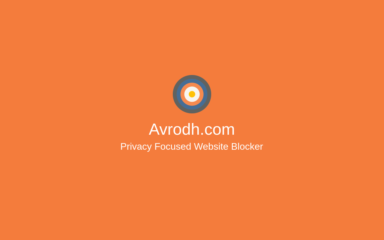 Privacy Focused Website Blocker (by Avrodh.com) - 截图 2