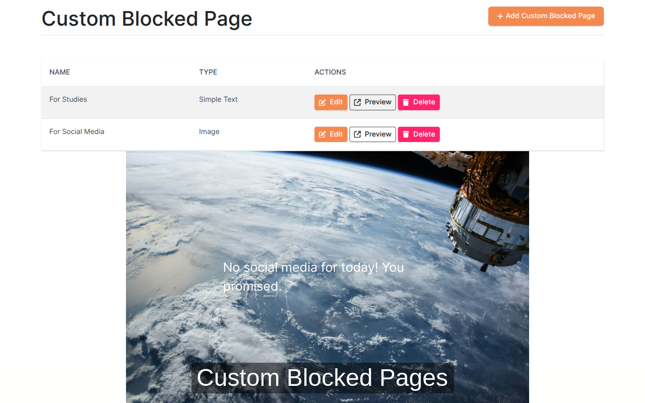 Privacy Focused Website Blocker (by Avrodh.com) - 截图 3