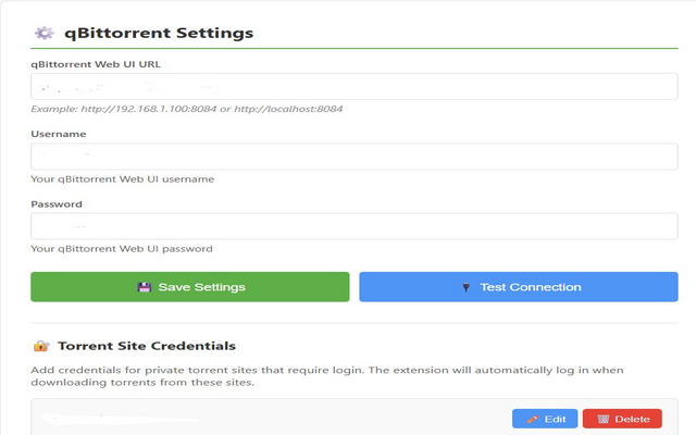 qBittorrent Web Downloader - 截图 4