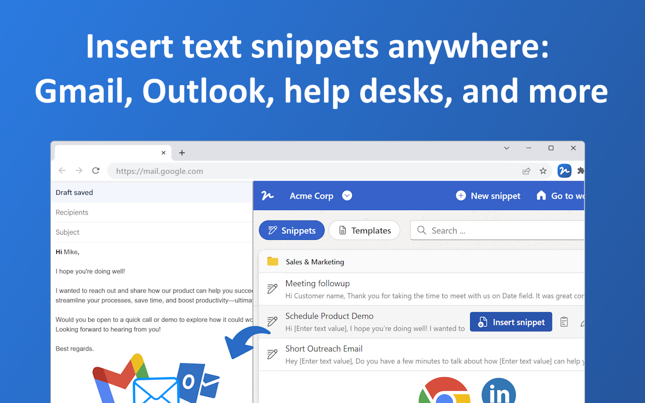 Text Snippets & Templates for Teams - 截图 4