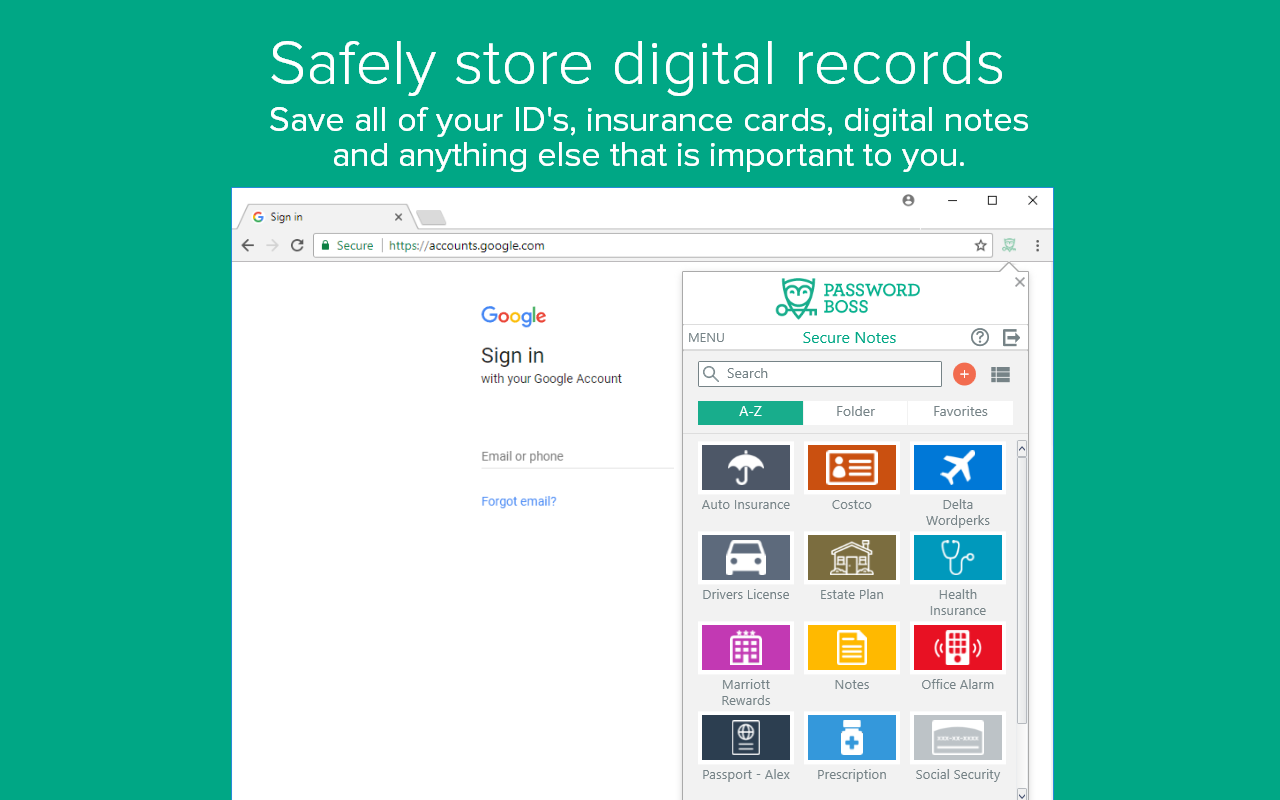 Password Boss WebApp - 截图 1