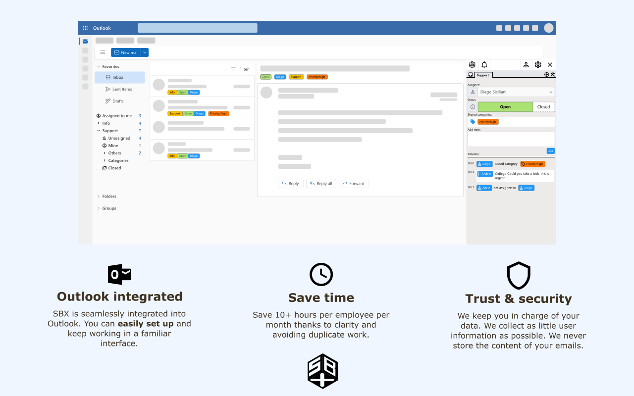 SBX | A Collaborative Inbox for Outlook - 截图 5