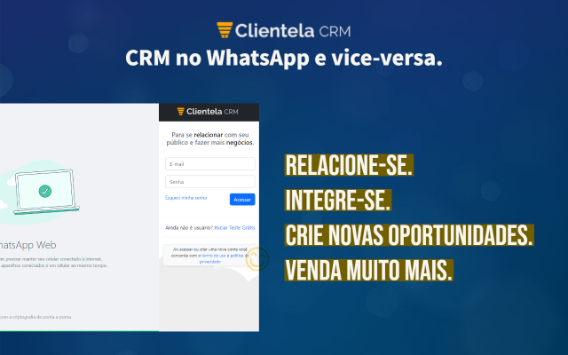Clientela CRM - Extensão para Whatsapp Web - 截图 3