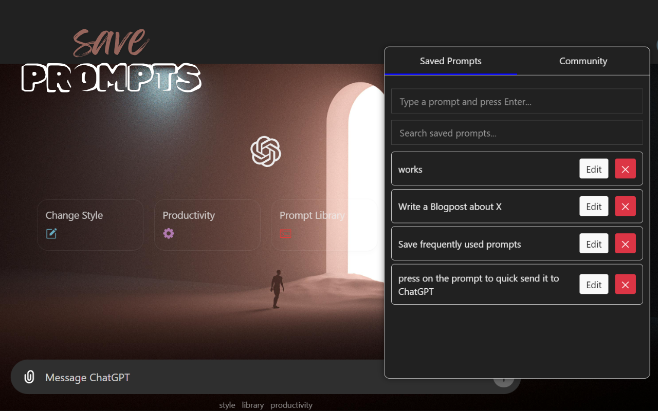 Chatsson: ChatGPT Backgrounds, To-Do, & Pomodoro - 截图 2