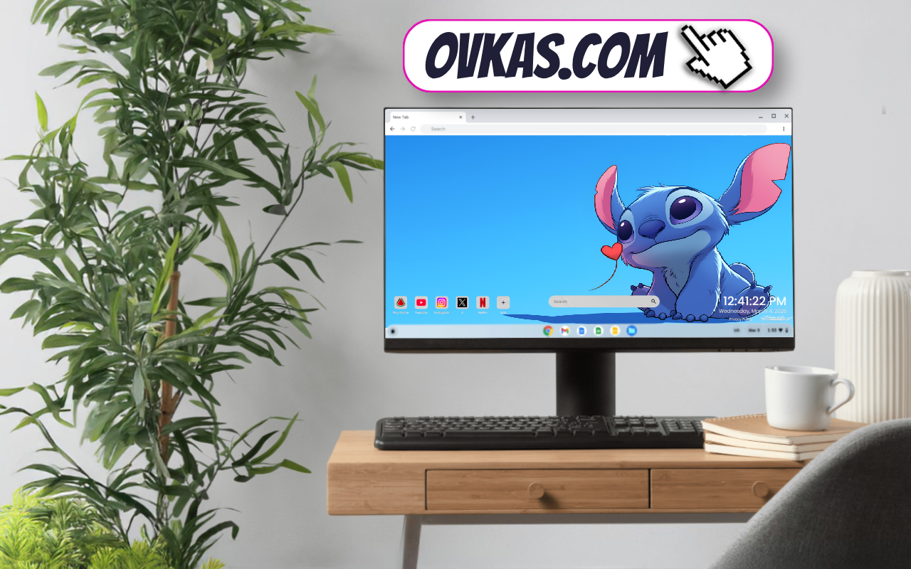 Stitch Loving Heart Live Wallpaper - 截图 2