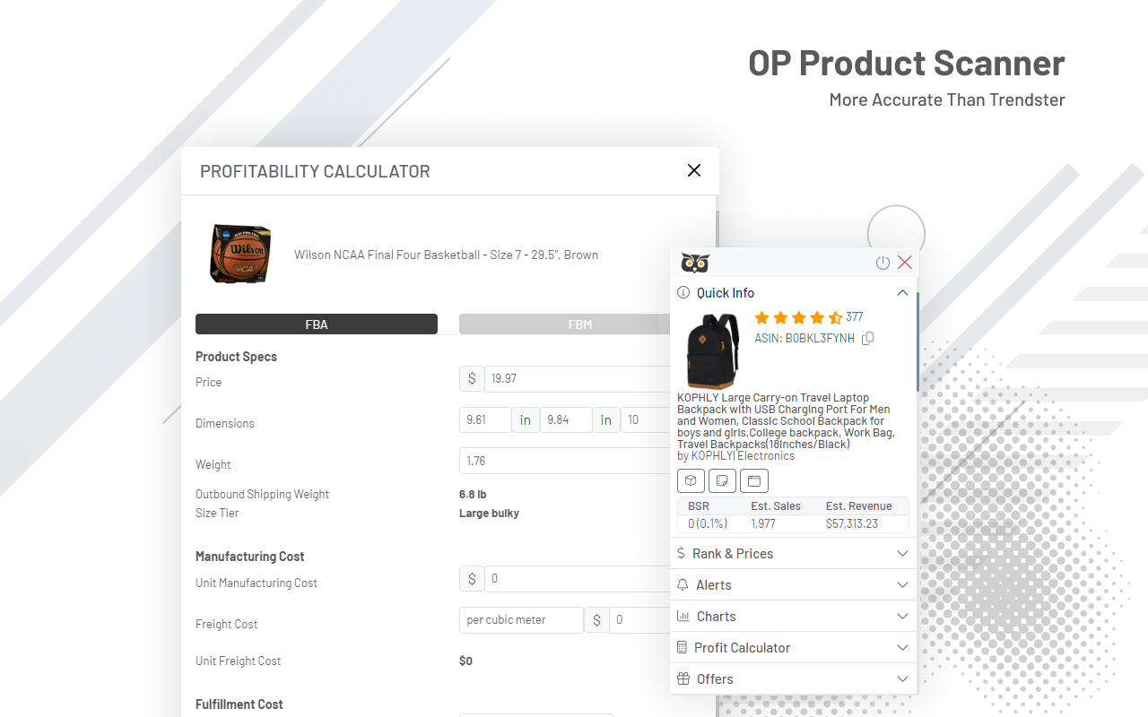 OP Product Scanner - 截图 3