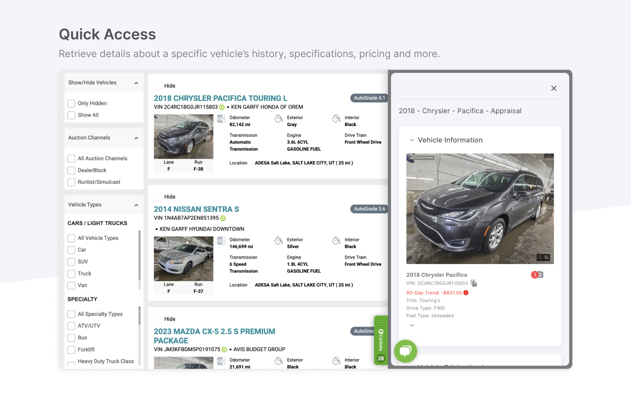 Carketa Vehicle Information - 截图 3