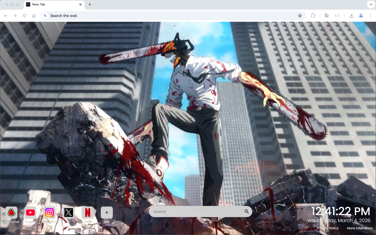 Chainsaw Man Live Wallpaper New - 截图 4