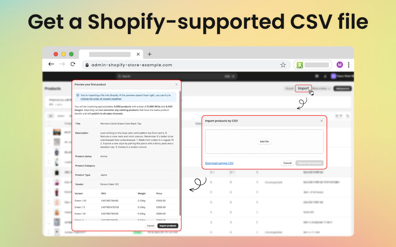 Shopify Product Scraper & Spy Tool by Meetanshi - 截图 1