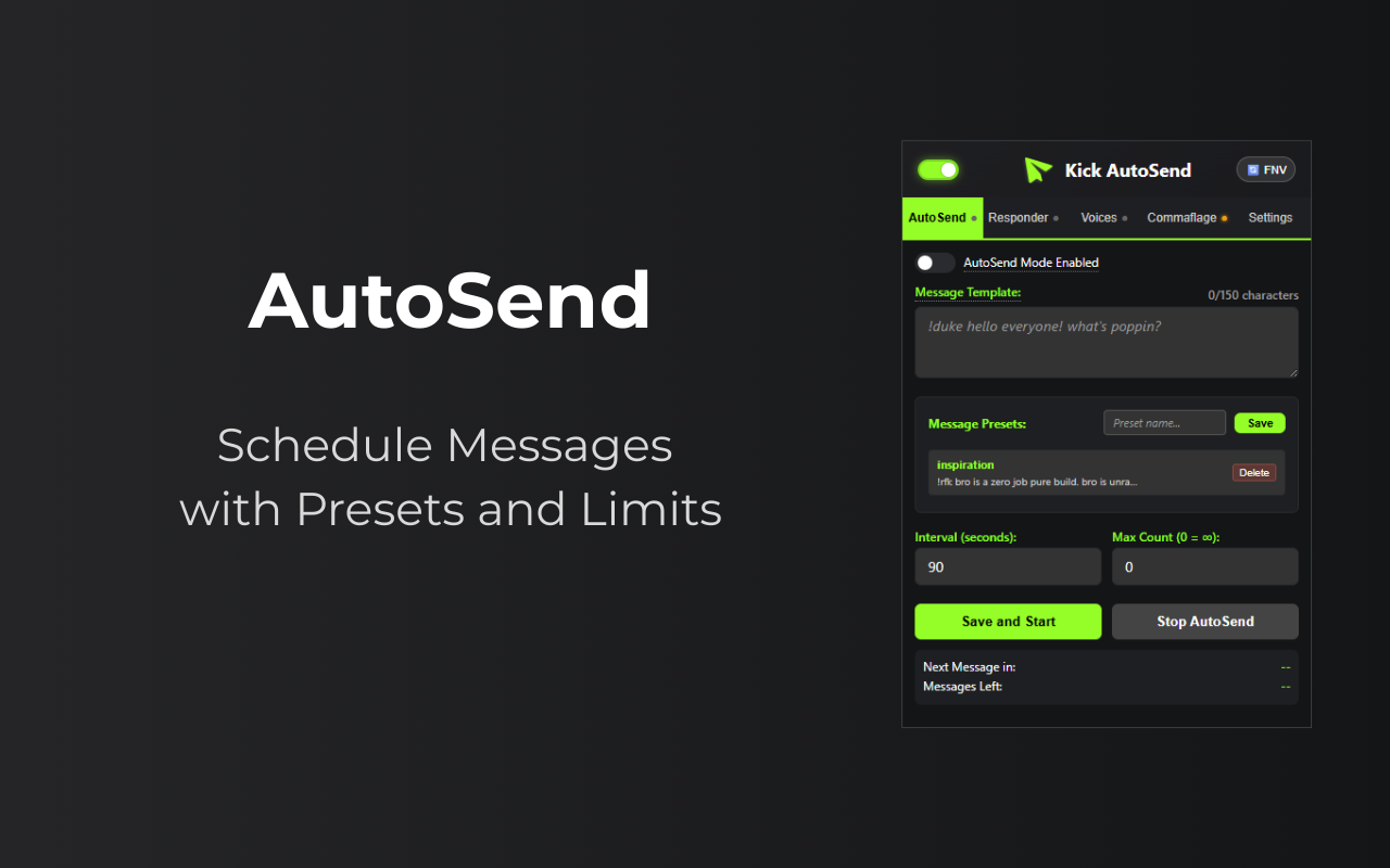 Kick AutoSend - 截图 5