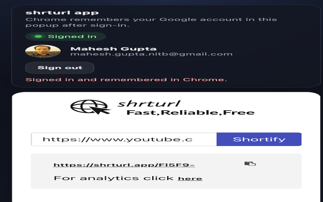 shrturl app - 截图 3