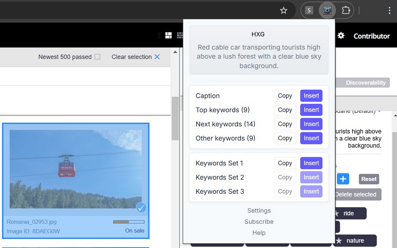 jKeywording | Stock photo keyword generator - 截图 1