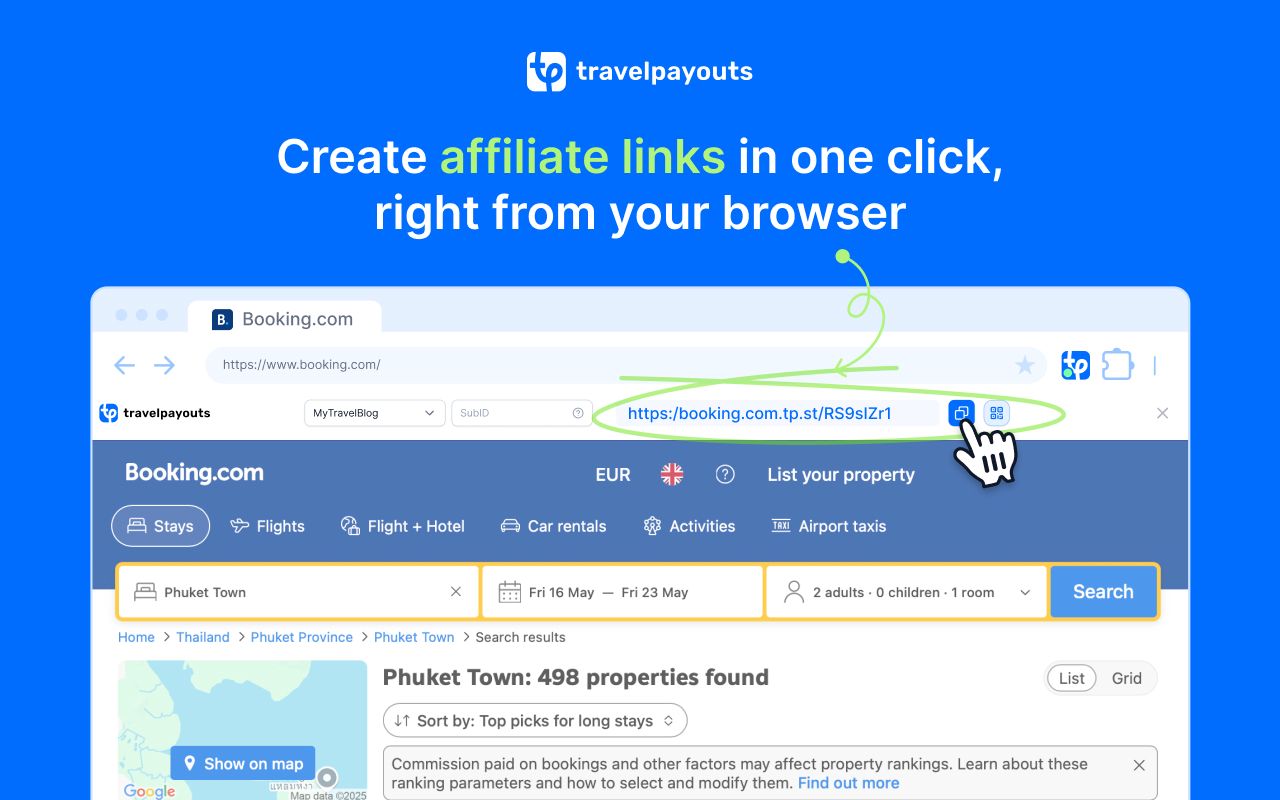 Travelpayouts: Affiliate Link Generator - 截图 2
