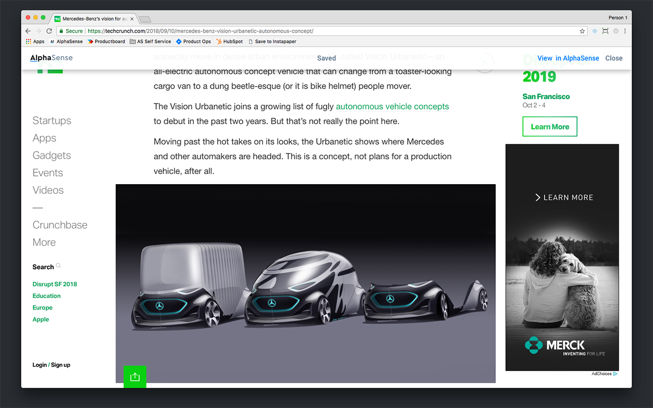 AlphaSense Web Clipper - 截图 1