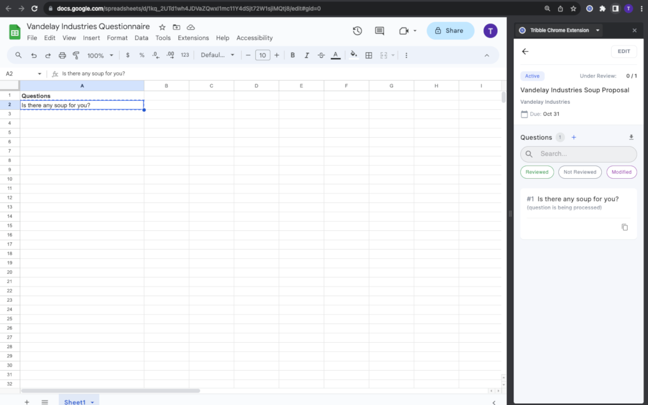 Tribble Chrome Extension - 截图 3