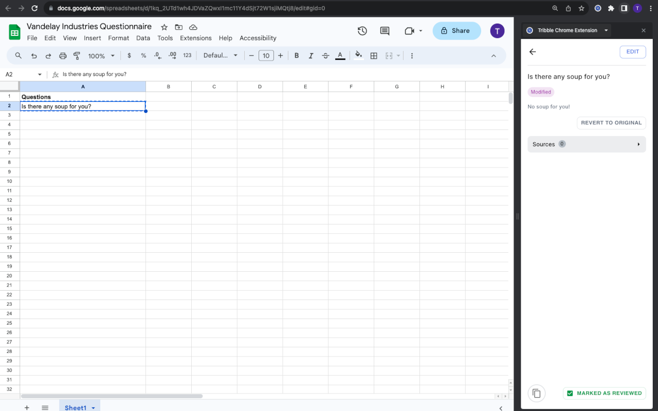 Tribble Chrome Extension - 截图 4