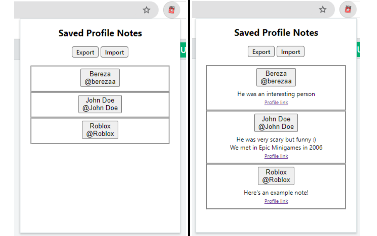 Roblox Profile Notes - 截图 2