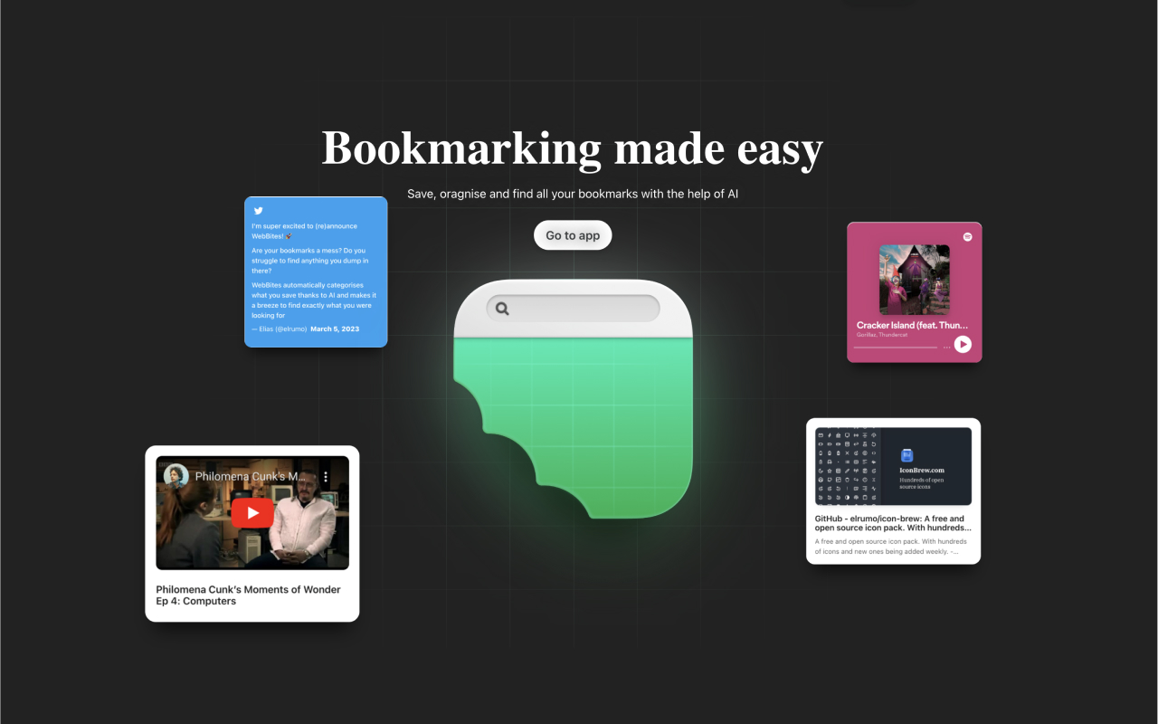 WebBites - browser extension - 截图 5