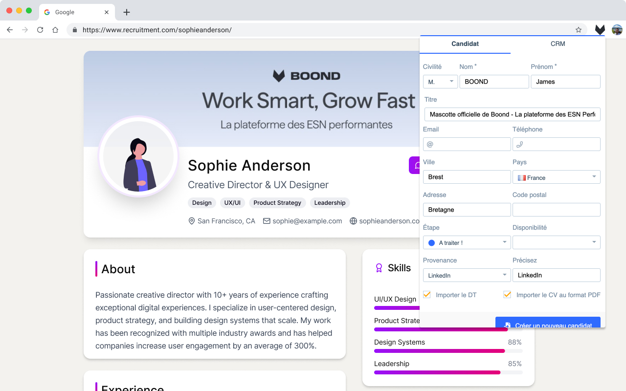 Boond Data Assistant - 截图 2