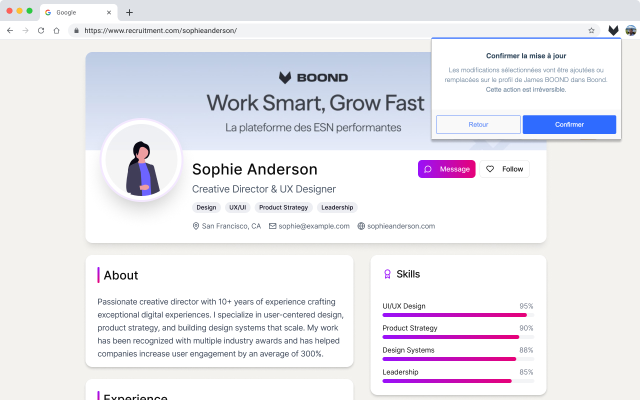 Boond Data Assistant - 截图 3