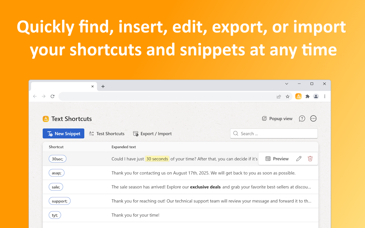 Text Shortcuts – Text Expander & Snippets - 截图 2