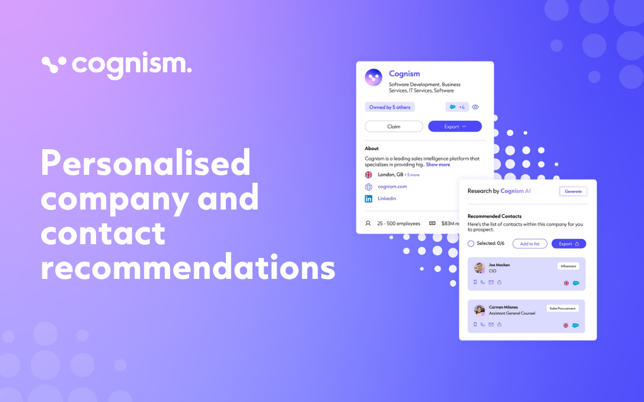 Cognism - Sales Intelligence Extension - 截图 2