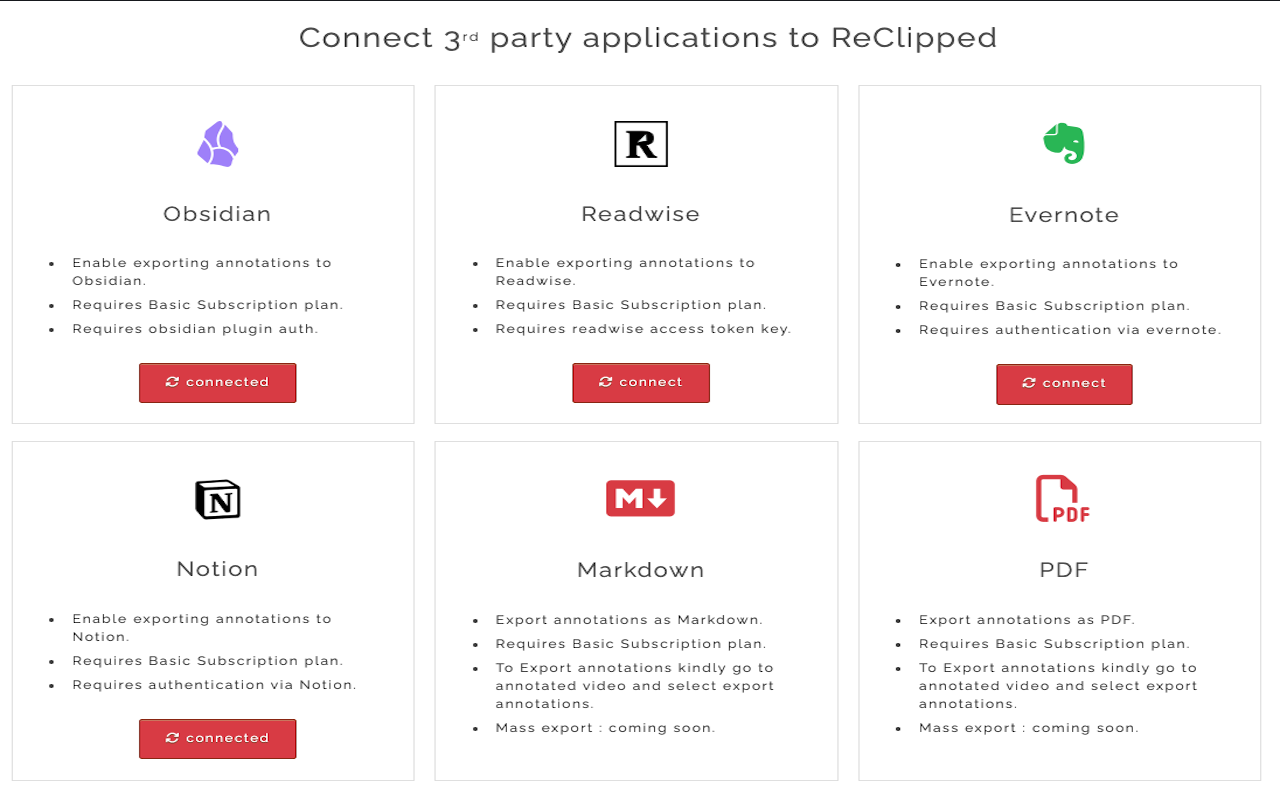 ReClipped: YouTube Notes & Screenshots - 截图 3
