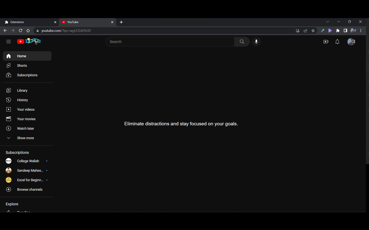 Distraction Free YouTube - 截图 2