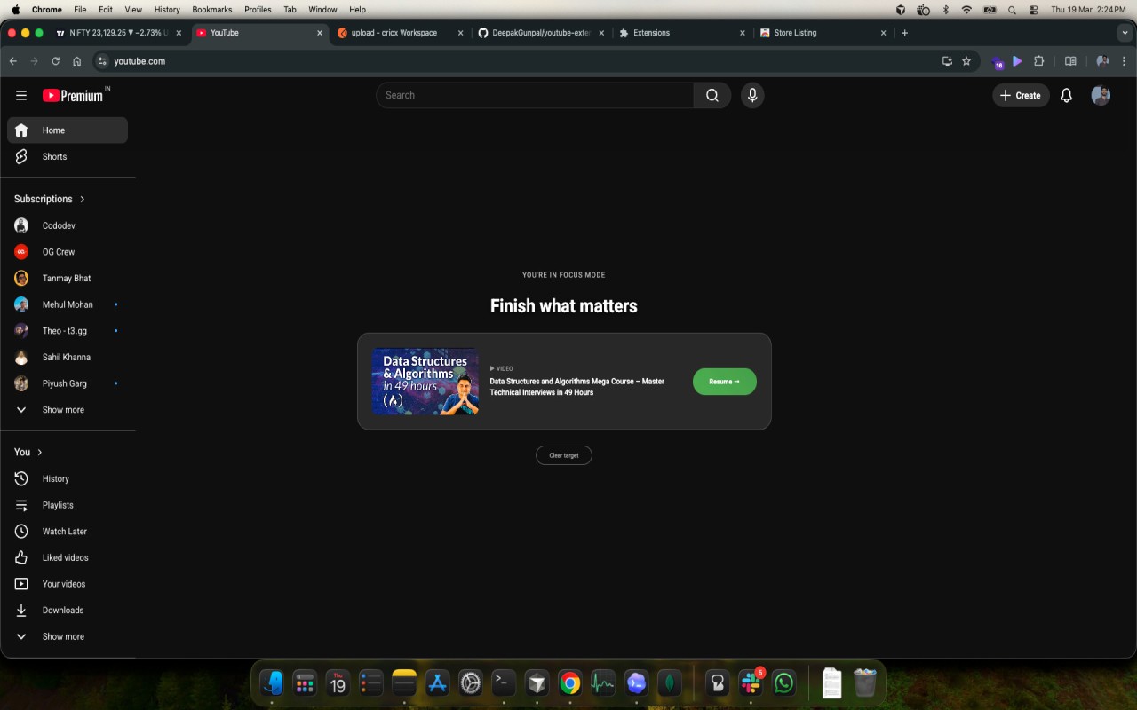 Distraction Free YouTube - 截图 3