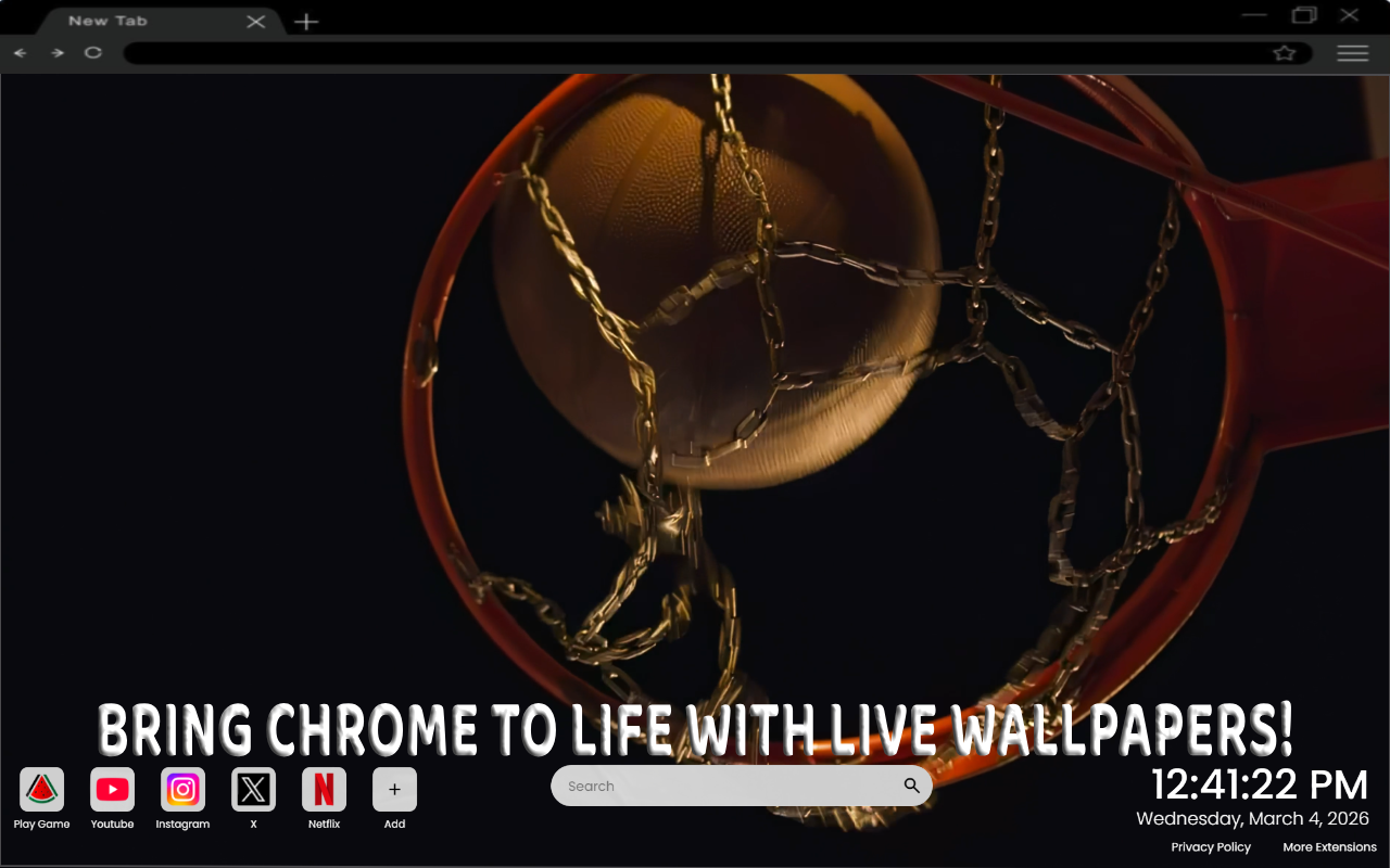 Basketball Live Wallpaper - 截图 3
