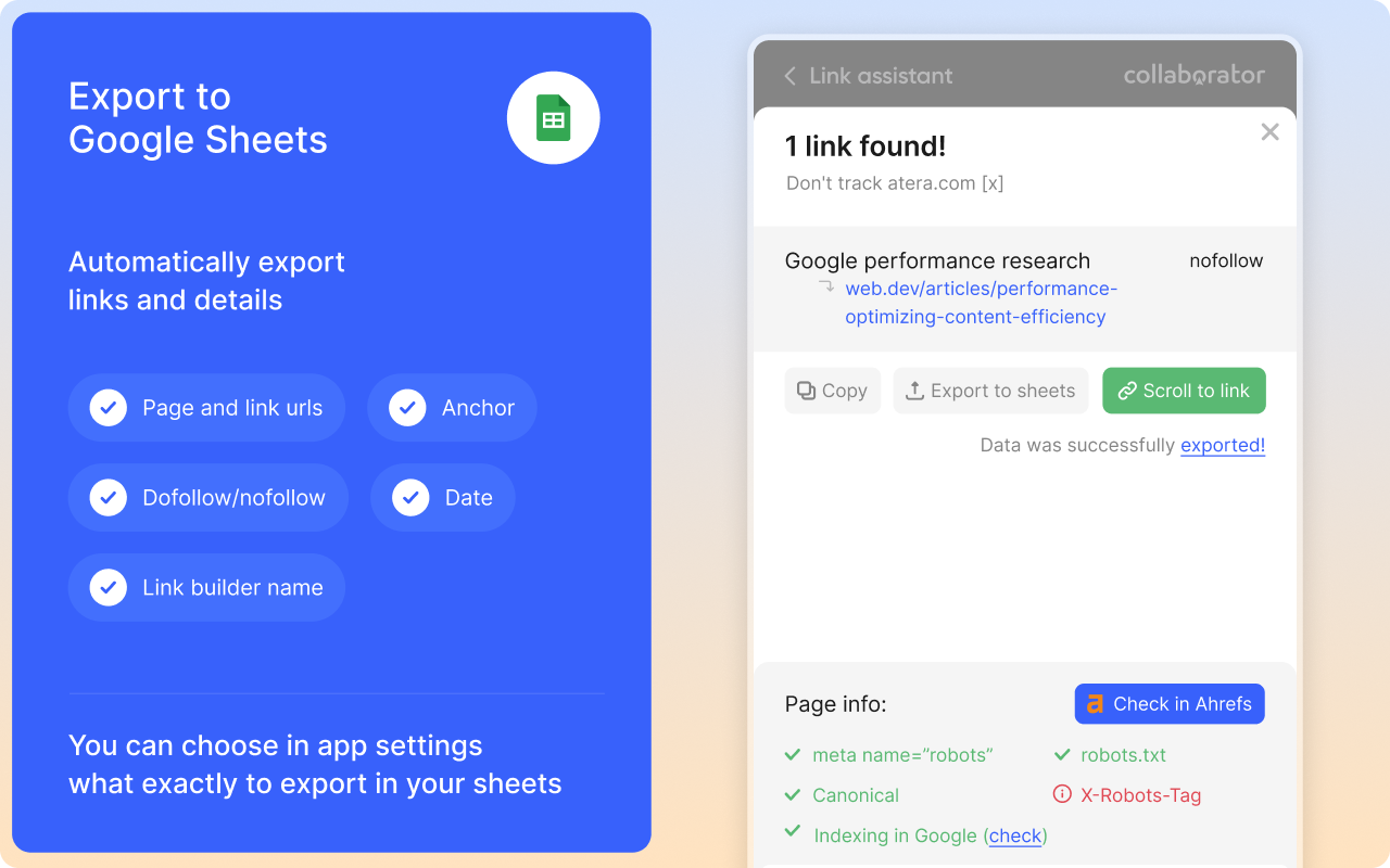 Collaborator Link Assistant - 截图 2