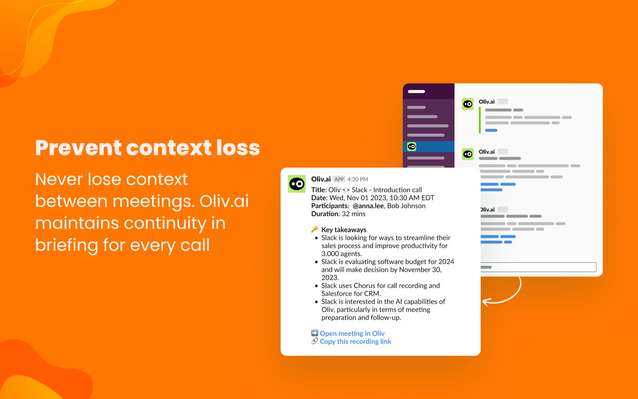 Oliv Notetaker - 截图 2