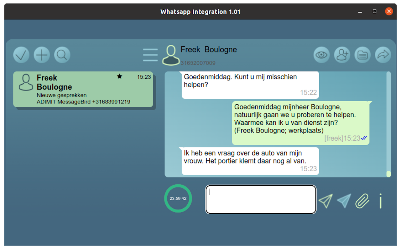 tdMessenger - 截图 1