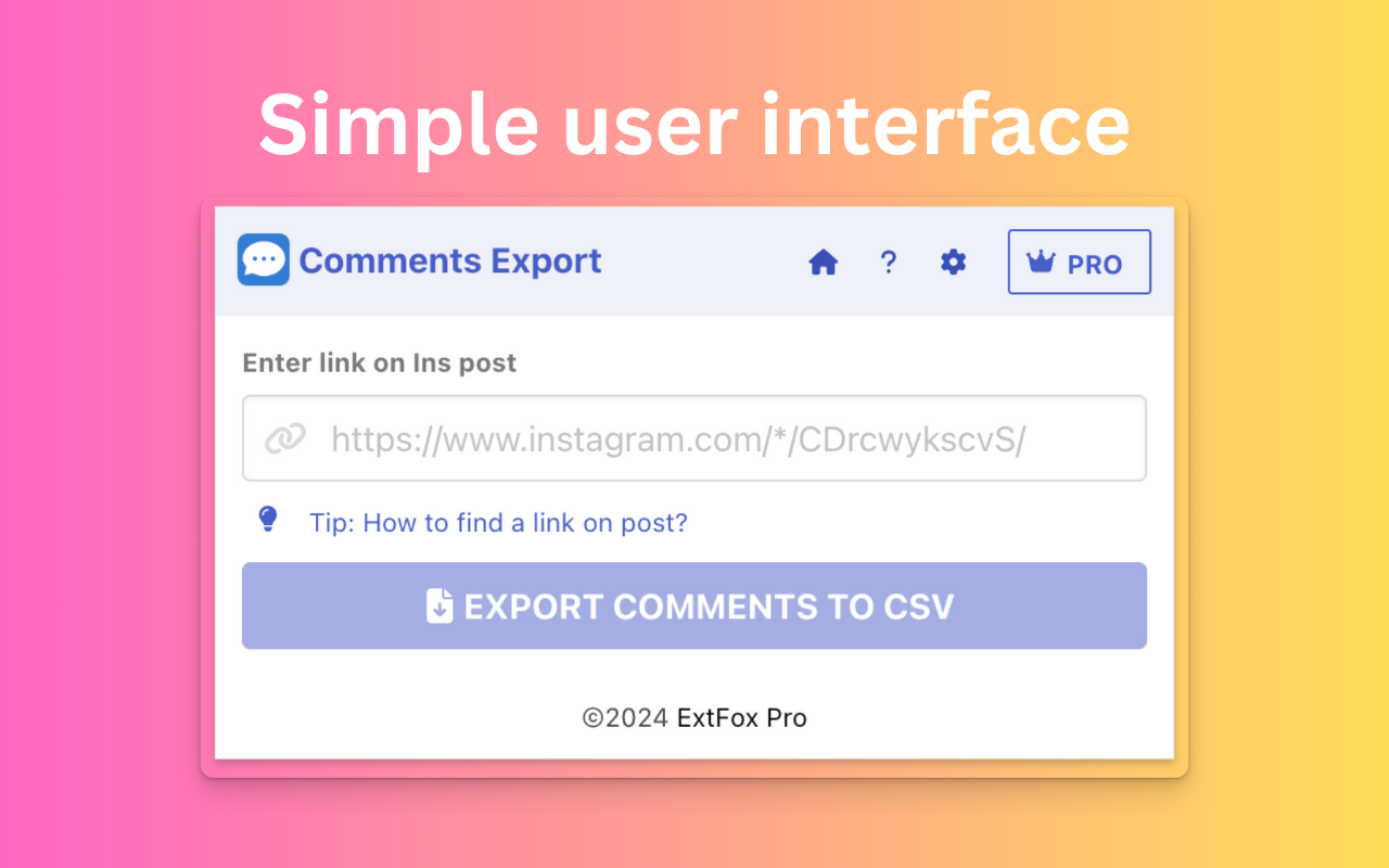 Comments Export - Post Comments Exporter and Scraper for Social Media - 截图 4