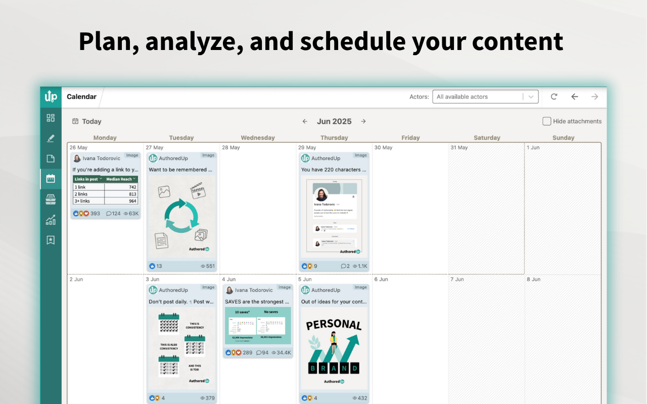 AuthoredUp – No. 1 LinkedIn ™ Content Tool - 截图 5