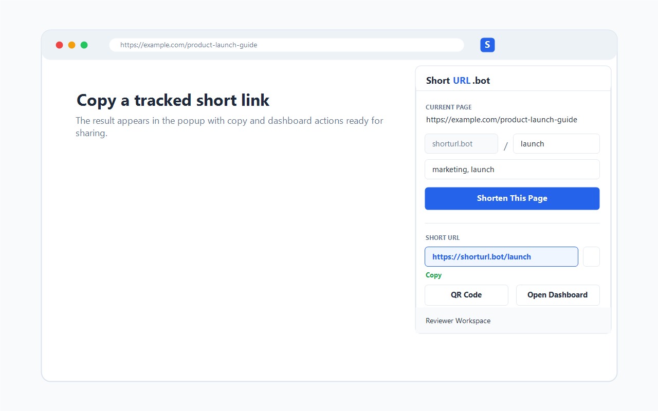 ShortURL.bot - Link Shortener & QR Codes - 截图 4