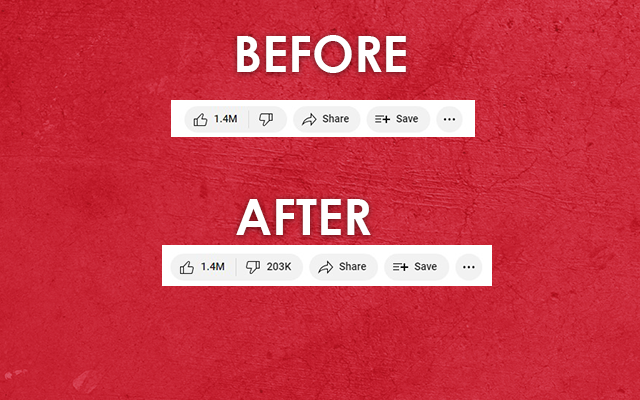 Youtube dislike extension - 截图 2