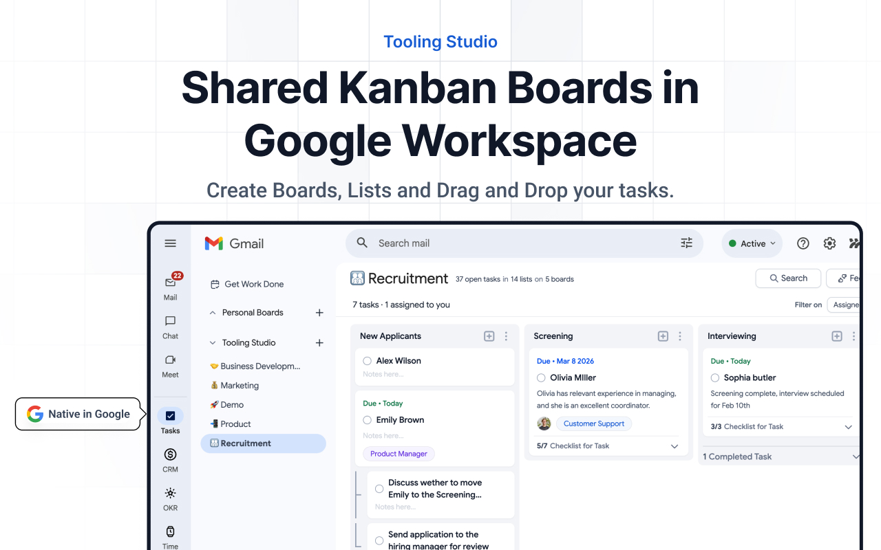 Kanban Boards in Gmail and Google Workspace - 截图 2